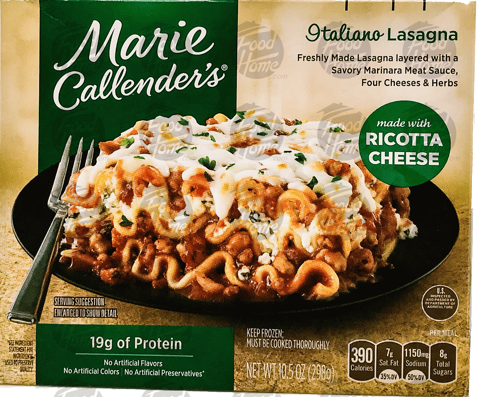 Marie Callender's  italiano lasagna w/ ricotta cheese, frozen box Full-Size Picture